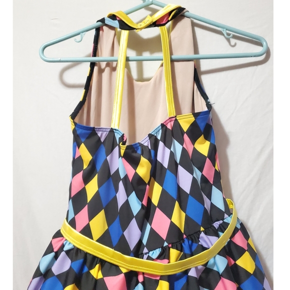 Multi color dancewear dress size XXLC - Picture 3 of 4